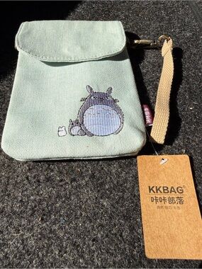 Mint Green Totoro Crossbody Bag